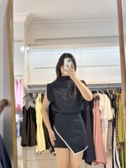 Siyah Orijinal Marka Model Tulum Elbise