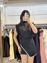 Siyah Orijinal Marka Model Tulum Elbise