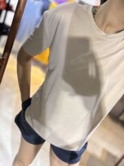 Krem Modal Kumaş T-Shirt