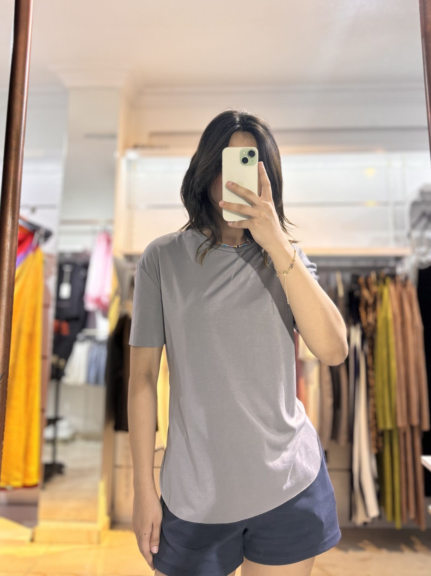 Füme Modal Kumaş T-Shirt