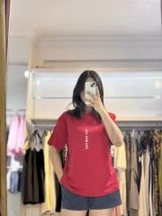 ''NOT FOR YOU'' Baskılı T-Shirt Kırmızı