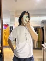 ''NOT FOR YOU'' Baskılı T-Shirt Beyaz
